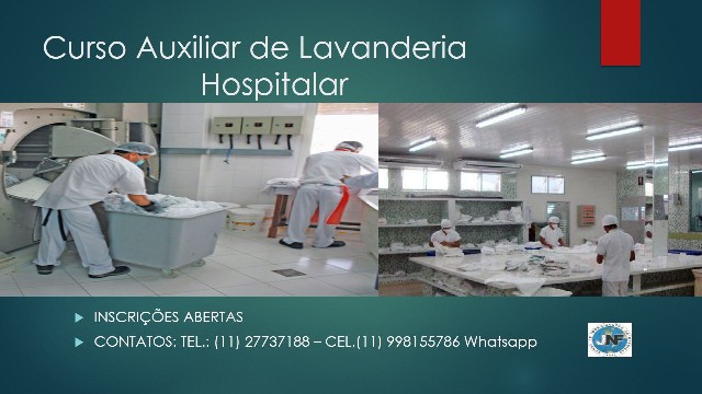 Foto 1 - Curso auxiliar de lavanderia hospitalar